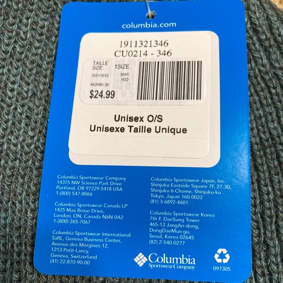 🔥NWT Columbia Whirliebird Metal Shark SW Cuffed Beanie - Picture 3 of 4